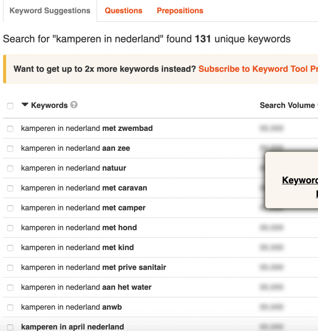 keywordtool.io