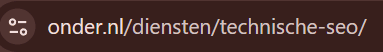 Onder URL structure