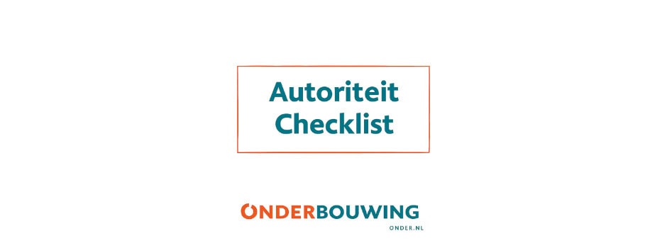 visual of an authority checklist